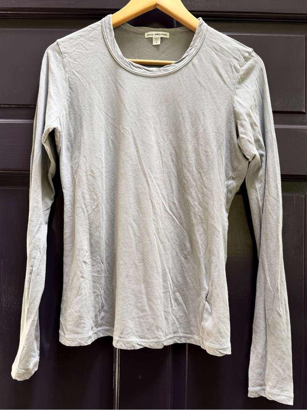 James Perse Lightweight Long Sleeve Crew